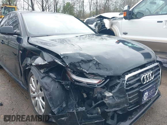 2015 Audi A4 Premium with VIN WAUBFAFL4FA058837, listed as a IAAI auction lot 41907805 with 135,804 mi miles. Bid and sale history available at carsss.com. Image 6.