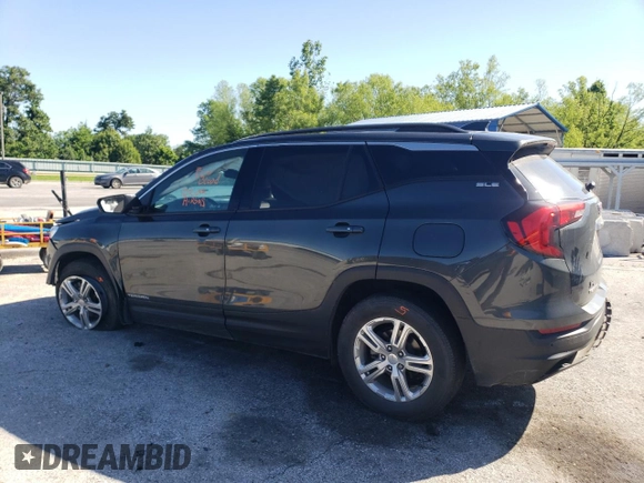 2019 GMC Terrain SLE with VIN 3GKALMEVXKL117425, listed as a Copart auction lot 57951545 with 72,957 mi miles and Salvage title. Bid and sale history available at DreamBid. Image 2.