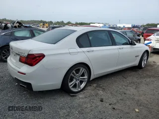 2015 BMW 7 Series 750Li with VIN WBAYE8C5XFD781554, listed as a Copart auction lot 80150903 with 60,919 mi miles and . Bid and sale history available at DreamBid. Image 3.