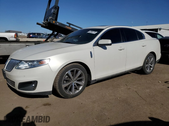 2009 Lincoln MKS with VIN 1LNHM94R59G611484, listed as a Copart auction lot 43998775 with 118,706 mi miles and Salvage Title. Bid and sale history available at DreamBid. Image 1.