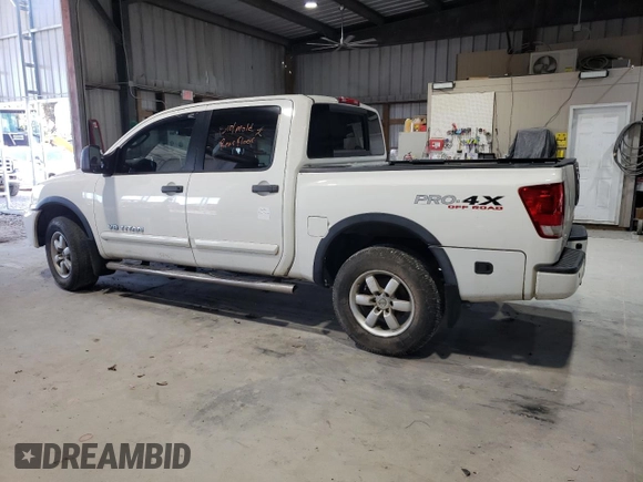 2010 Nissan Titan Pro-4X with VIN 1N6BA0EC3AN312601, listed as a Copart auction lot 52633455 with 161,260 mi miles and Salvage title. Bid and sale history available at DreamBid. Image 2.