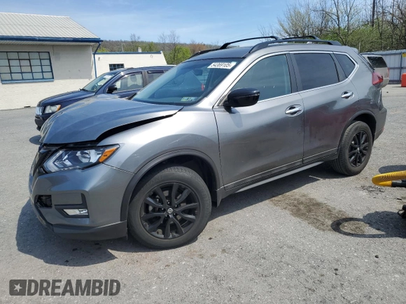 2018 Nissan Rogue SV with VIN 5N1AT2MV8JC725841, listed as a Copart auction lot 54369105 with 113,047 mi miles and Salvage Title. Bid and sale history available at DreamBid. Image 1.