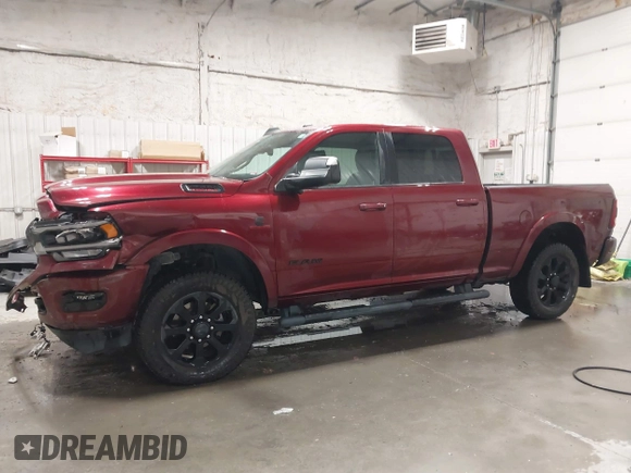 2019 Ram 2500 Laramie with VIN 3C6UR5FL4KG664071, listed as a IAAI auction lot 41361435 with 71,097 mi miles. Bid and sale history available at carsss.com. Image 14.