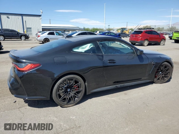 2021 BMW M4 with VIN WBS53AZ01MCG99595, listed as a Copart auction lot 71684364 with 12,848 mi miles and Salvage Title. Bid and sale history available at carsss.com. Image 3.