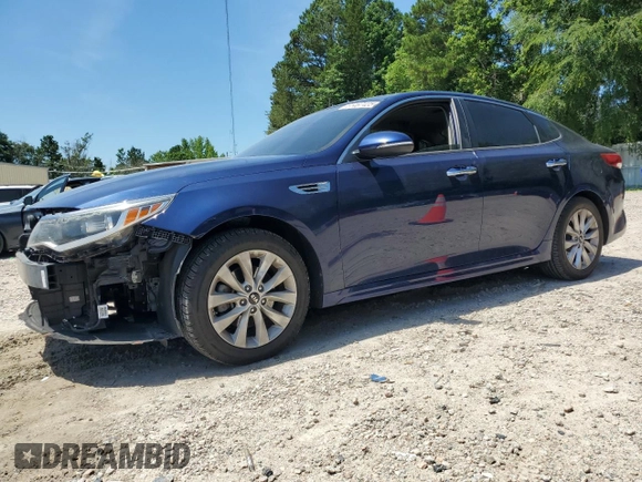 2016 Kia Optima LX with VIN 5XXGT4L33GG006600, listed as a Copart auction lot 61467435 with 92,217 mi miles and Salvage title. Bid and sale history available at DreamBid. Image 1.