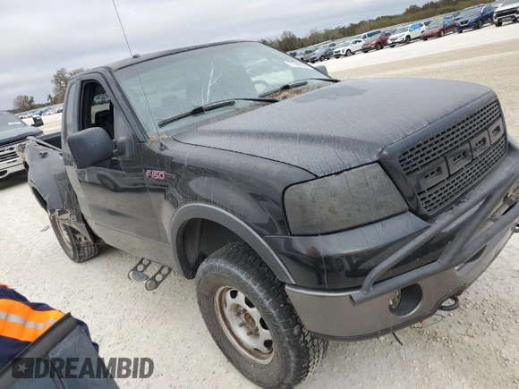 2006 Ford F-150 XLT with VIN 1FTRF04506KB40445, listed as a Copart auction lot 76186784 with 0 mi miles and Salvage Title. Bid and sale history available at carsss.com. Image 4.