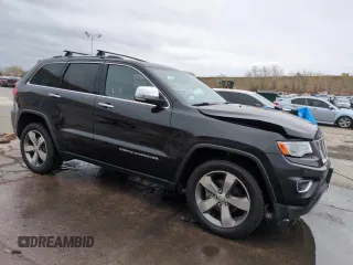 2016 Jeep Grand Cherokee Limited 75th Anniversary with VIN 1C4RJFBG2GC441039, listed as a Copart auction lot 54755875 with 97,242 mi miles and Salvage Title. Bid and sale history available at DreamBid. Image 4.