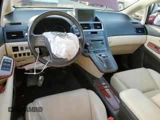 2010 Lexus HS 250h with VIN JTHBB1BA3A2024716, listed as a Copart auction lot 83153184 with 101,598 mi miles and Salvage Title. Bid and sale history available at DreamBid. Image 8.