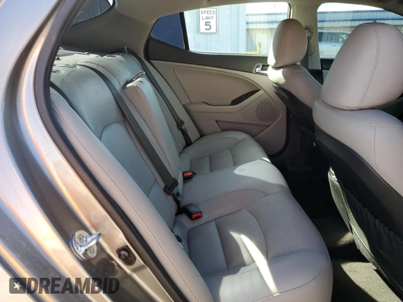 2015 Kia Optima EX with VIN 5XXGN4A73FG360454, listed as a Copart auction lot 47496725 with 65,936 mi miles and Salvage Title. Bid and sale history available at carsss.com. Image 10.