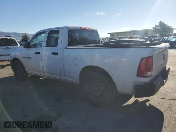 2012 Ram 1500 ST with VIN 1C6RD6FK2CS166849, listed as a Copart auction lot 83915794 with 460,723 mi miles and Clean title. Bid and sale history available at DreamBid. Image 2.