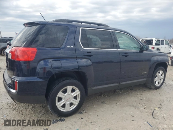 2016 GMC Terrain SLE with VIN 2GKFLNE39G6118698, listed as a Copart auction lot 50645485 with 76,678 mi miles and Clean Title. Bid and sale history available at carsss.com. Image 3.