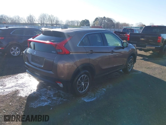 2020 Mitsubishi Eclipse Cross ES with VIN JA4AT3AAXLZ001848, listed as a IAAI auction lot 41804156 with 77,919 mi miles and . Bid and sale history available at DreamBid. Image 4.