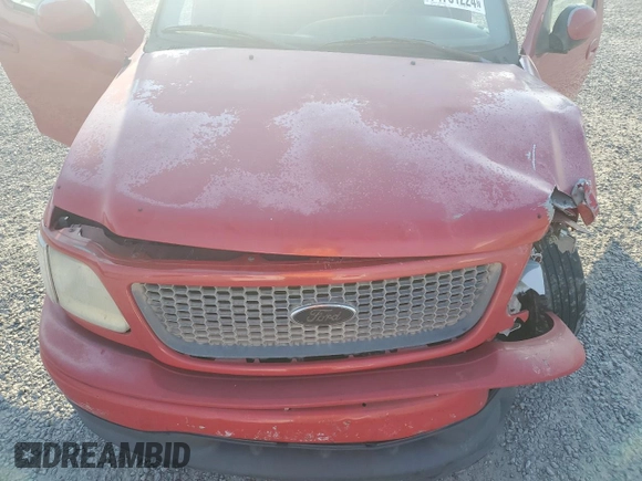 2001 Ford F-150 XL with VIN 2FTRX07LX1CA30894, listed as a Copart auction lot 74761224 with 0 mi miles and Salvage Title. Bid and sale history available at carsss.com. Image 11.