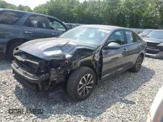 2022 Volkswagen Jetta S with VIN 3VWCM7BU3NM020710, listed as a Copart auction lot 59672215 with 23,998 mi miles and Salvage title. Bid and sale history available at DreamBid. Image 1.
