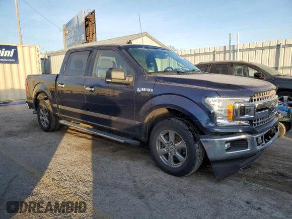 2020 Ford F-150 XL with VIN 1FTEW1C5XLKD88512, listed as a Copart auction lot 87431264 with 40,504 mi miles and Salvage Title. Bid and sale history available at carsss.com. Image 4.