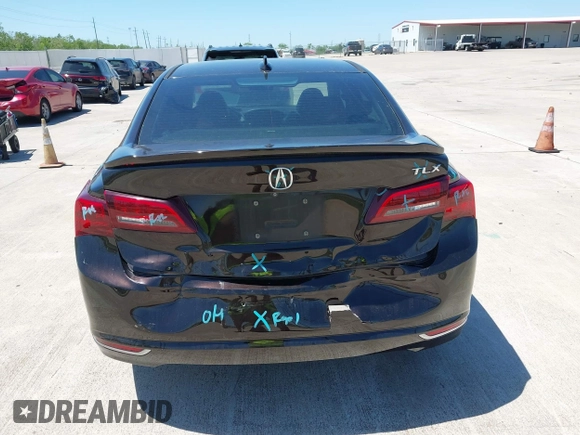 2015 Acura TLX Tech with VIN 19UUB1F54FA027274, listed as a IAAI auction lot 41977673 with 169,691 mi miles. Bid and sale history available at carsss.com. Image 16.