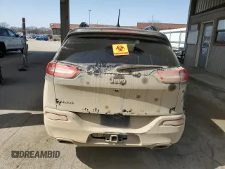 2015 Jeep Cherokee Latitude with VIN 1C4PJMCS6FW727357, listed as a Copart auction lot 49679635 with 178,558 mi miles and Salvage Title. Bid and sale history available at carsss.com. Image 6.