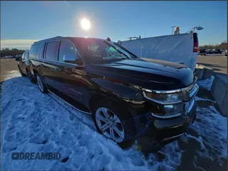 2016 Chevrolet Suburban LTZ with VIN 1GNSKJKC8GR285821, listed as a Copart auction lot 51865235 with 205,083 mi miles and Clean Title. Bid and sale history available at carsss.com. Image 1.