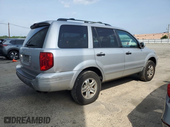 2005 Honda Pilot EX-L with VIN 5FNYF18555B023869, listed as a Copart auction lot 61738505 with 257,121 mi miles and Clean title. Bid and sale history available at DreamBid. Image 3.