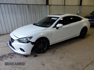 2015 Mazda 6 i Grand Touring with VIN JM1GJ1W50F1200299, listed as a Copart auction lot 51910135 with 129,579 mi miles and Salvage Title. Bid and sale history available at carsss.com. Image 1.