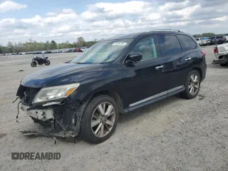 2013 Nissan Pathfinder Platinum z VIN 5N1AR2MN8DC645751, wystawiony jako Copart lot #51638705 z przebiegiem 197 791 mil mil oraz Szkoda całkowita • Salvage title. Historia ofert i sprzedaży dostępna na DreamBid. Obrazek 1.
