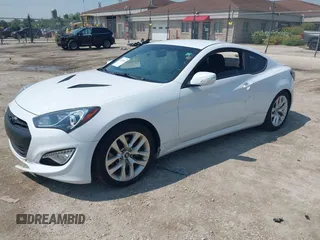 2016 Hyundai Genesis Coupe 3.8L Base with VIN KMHHT6KJ9GU131607, listed as a IAAI auction lot 42441645 with 42,848 mi miles and . Bid and sale history available at DreamBid. Image 2.