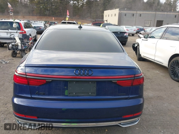 2019 Audi A8 L with VIN WAU8DAF82KN019534, listed as a IAAI auction lot 41254684 with 80,041 mi miles. Bid and sale history available at carsss.com. Image 16.