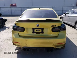 2015 BMW M3 with VIN WBS3C9C53FP803328, listed as a Copart auction lot 47595133 with 50,121 mi miles. Bid and sale history available at carsss.com. Image 6.