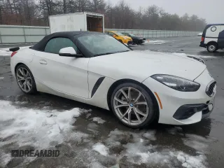 2020 BMW Z4 sDrive30i with VIN WBAHF3C08LWW67914, listed as a Copart auction lot 44566155 with 50,009 mi miles and Salvage Title. Bid and sale history available at carsss.com. Image 4.