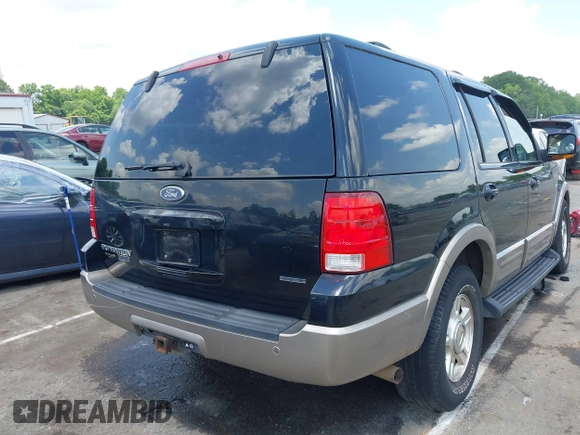 2003 Ford Expedition Eddie Bauer z VIN 1FMFU18L33LA11219, wystawiony jako IAAI lot #42279781 z przebiegiem Nie podano mil oraz . Historia ofert i sprzedaży dostępna na DreamBid. Obrazek 4.