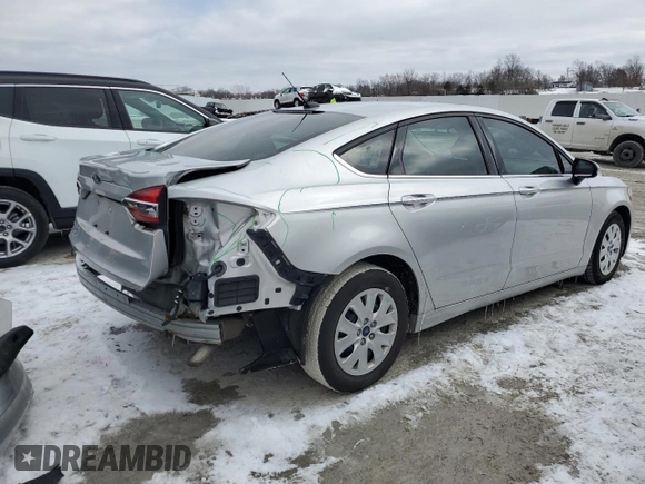 2019 Ford Fusion S with VIN 3FA6P0G75KR275526, listed as a Copart auction lot 45416895 with 38,852 mi miles and Salvage Title. Bid and sale history available at DreamBid. Image 3.