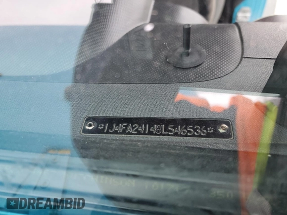 2008 Jeep Wrangler X with VIN 1J4FA24148L546536, listed as a Copart auction lot 43790775 with 159,364 mi miles and Salvage Title. Bid and sale history available at DreamBid. Image 13.