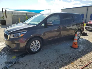 2017 Kia Sedona LX with VIN KNDMB5C13H6220108, listed as a Copart auction lot 72136674 with 72,426 mi miles and Salvage Title. Bid and sale history available at carsss.com. Image 1.