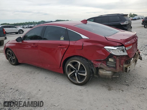 2020 Honda Accord Sport with VIN 1HGCV2F3XLA025614, listed as a Copart auction lot 55842835 with 98,117 mi miles and Salvage title. Bid and sale history available at DreamBid. Image 2.