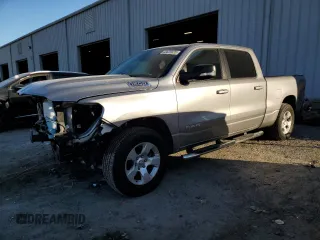 2022 Ram 1500 Big Horn with VIN 1C6RREMT9NN276726, listed as a Copart auction lot 43628335 with 26,076 mi miles and Salvage Title. Bid and sale history available at carsss.com. Image 1.