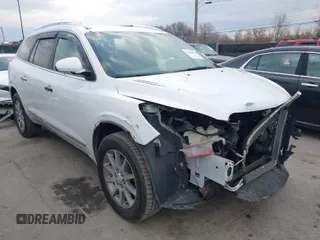 2017 Buick Enclave Convenience with VIN 5GAKRAKD8HJ232468, listed as a IAAI auction lot 41883008 with 57,195 mi miles and . Bid and sale history available at carsss.com. Image 1.