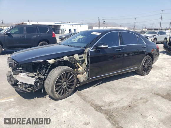 2017 Mercedes-Benz S 550e with VIN WDDUG6DBXHA289413, listed as a Copart auction lot 60136854 with 46,405 mi miles and Salvage Title. Bid and sale history available at DreamBid. Image 1.