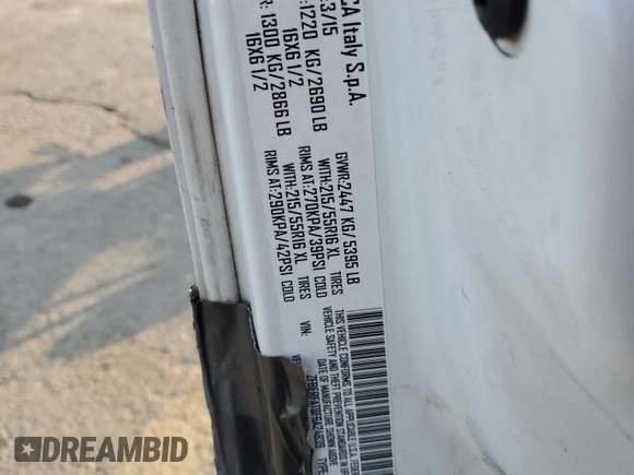 2015 Ram ProMaster City Cargo Tradesman with VIN ZFBERFAT8F6A24839, listed as a Copart auction lot 72232384 with 118,227 mi miles and Salvage Title. Bid and sale history available at DreamBid. Image 12.