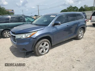 2014 Toyota Highlander Limited with VIN 5TDYKRFH8ES036389, listed as a Copart auction lot 62857965 with 159,713 mi miles and Clean title. Bid and sale history available at DreamBid. Image 1.