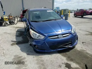 2015 Hyundai Accent GLS with VIN KMHCT4AE7FU935471, listed as a Copart auction lot 55411435 with 87,243 mi miles and Salvage Title. Bid and sale history available at DreamBid. Image 13.