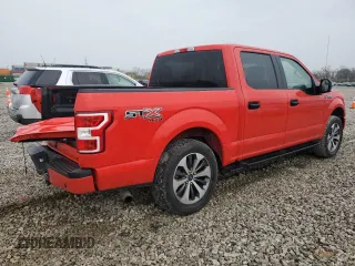 2019 Ford F-150 XL with VIN 1FTEW1EP7KFB61137, listed as a Copart auction lot 51326085 with 100,972 mi miles and Salvage Title. Bid and sale history available at carsss.com. Image 3.
