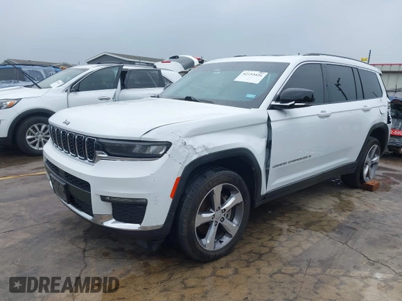 2021 Jeep Grand Cherokee Limited с VIN 1C4RJKBG9M8172027, выставлен на аукционе IAAI как лот 42193426 с пробегом 104 607 миль миль и . История ставок и продаж доступна на DreamBid. Изображение 2.