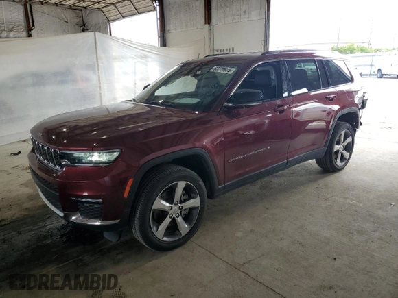 2022 Jeep Grand Cherokee Limited with VIN 1C4RJKBG9N8511158, listed as a Copart auction lot 60270925 with 20,800 mi miles and Salvage title. Bid and sale history available at DreamBid. Image 1.
