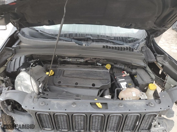 2017 Jeep Renegade Altitude with VIN ZACCJABH0HPG05936, listed as a Copart auction lot 86924814 with 0 mi miles and Salvage Title. Bid and sale history available at carsss.com. Image 12.