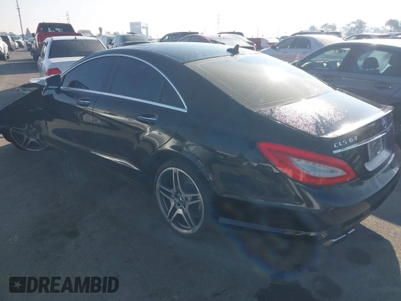 2012 Mercedes-Benz CLS-Class CLS 63 AMG with VIN WDDLJ7EB1CA053243, listed as a IAAI auction lot 41488058 with 113,835 mi miles. Bid and sale history available at carsss.com. Image 3.
