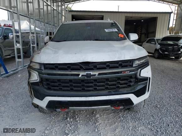 2022 Chevrolet Suburban Z71 with VIN 1GNSKDKD7NR312482, listed as a Copart auction lot 75623814 with 0 mi miles and Salvage Title. Bid and sale history available at carsss.com. Image 5.