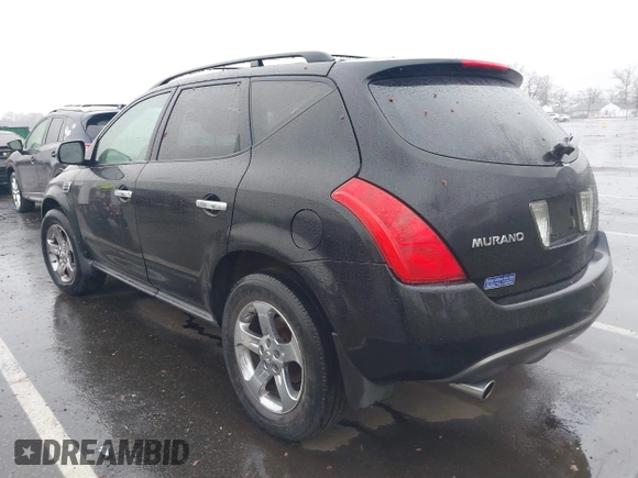 2004 Nissan Murano SL with VIN JN8AZ08TX4W228085, listed as a IAAI auction lot 41965036 with 180,547 mi miles and . Bid and sale history available at DreamBid. Image 3.