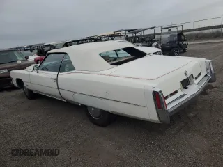 1974 Cadillac Eldorado z VIN 6L67S4Q408046, wystawiony jako Copart lot #77112024 z przebiegiem 97 414 mil mil oraz Szkoda całkowita • Salvage title. Historia ofert i sprzedaży dostępna na DreamBid. Obrazek 2.
