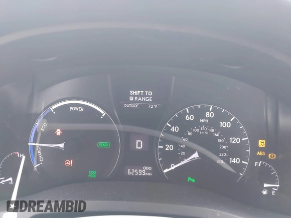 2013 Lexus RX 450h with VIN JTJZB1BAXD2409160, listed as a IAAI auction lot 41916721 with 62,599 mi miles and . Bid and sale history available at DreamBid. Image 7.