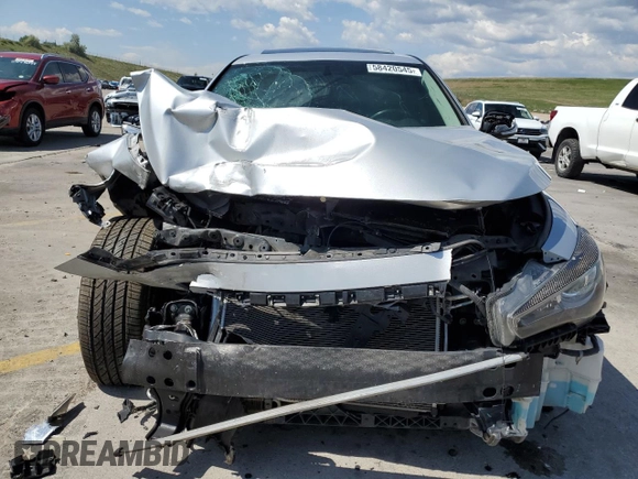 2015 Infiniti Q50 z VIN JN1BV7AR3FM414717, wystawiony jako Copart lot #58420545 z przebiegiem 79 393 mil mil oraz Szkoda całkowita • Salvage title. Historia ofert i sprzedaży dostępna na DreamBid. Obrazek 5.